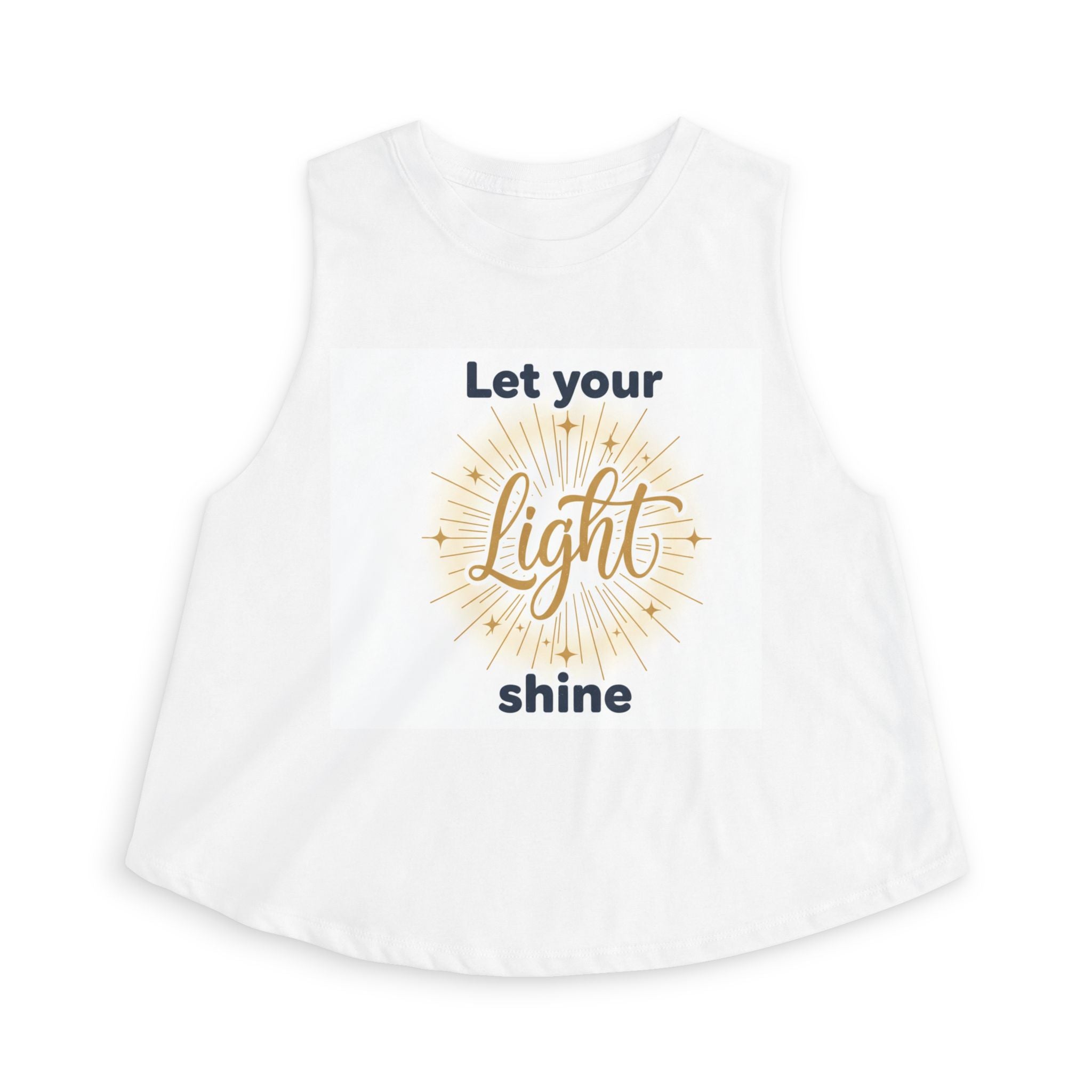 Let Your Light Shine Crop Top