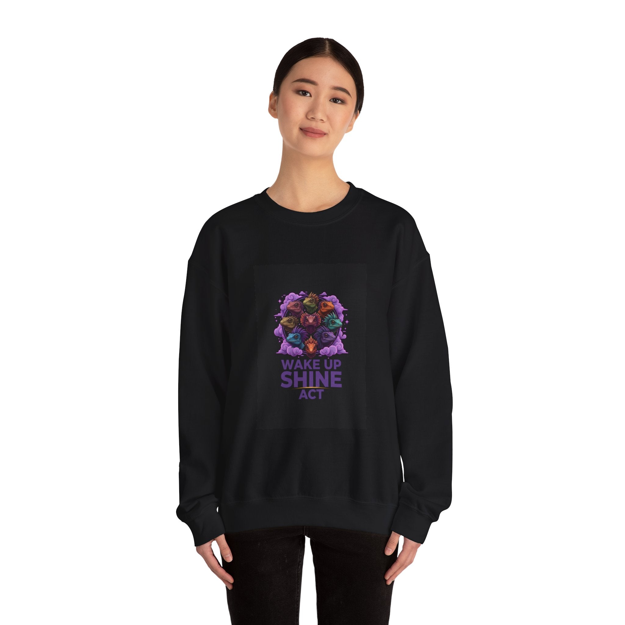 Wake Up Shine Act Sweatshirt | IWD Feminist Slogan, Equality Typography