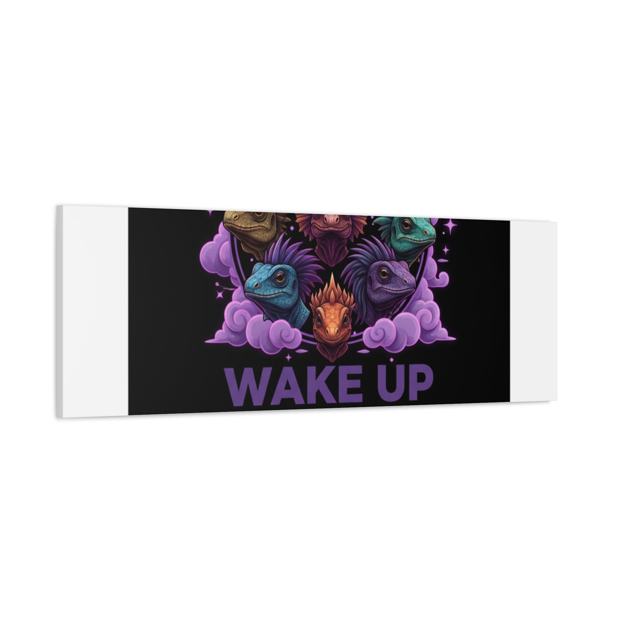 Wake Up Shine Act Canvas | IWD Feminist Slogan, Empowerment Typography