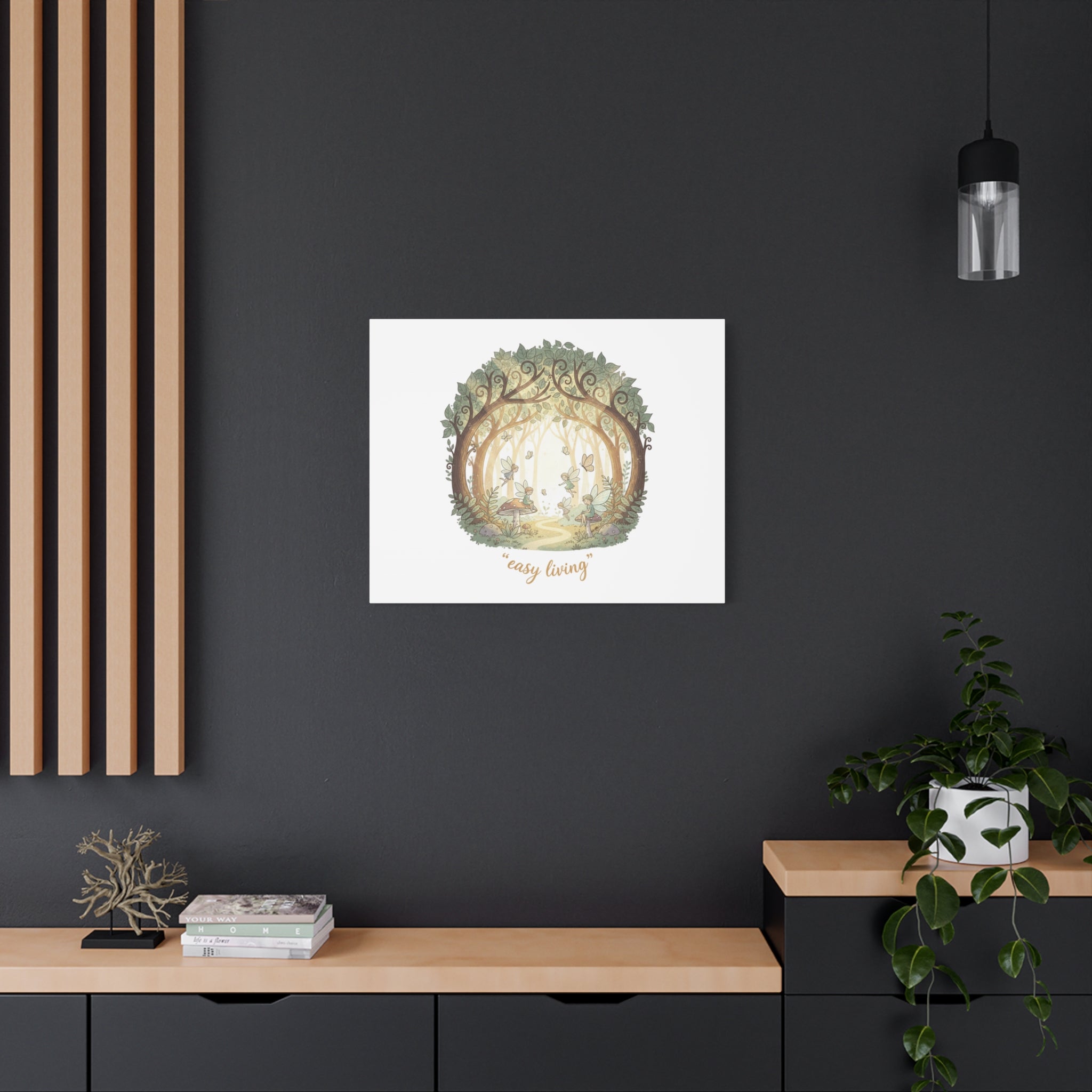 Easy Living Woodland Poster Canvas