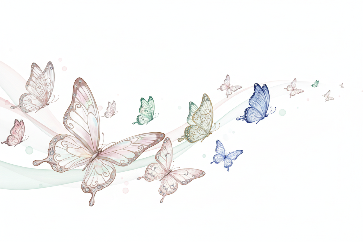Butterflies for hero section